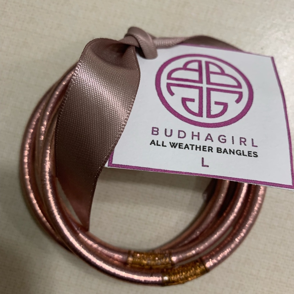 Budha girl all weather rose gold bracelets